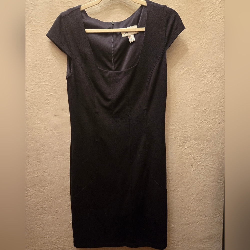 Joseph Ribkoff Fitted Black Dress | Elegant Minimal | Canada Made